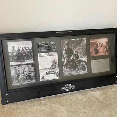 Harley Davidson Motorcycles Model 1942 WLA 2010 Military Archive Shadowbox WWII