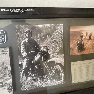 Sale Photo Thumbnail #205: Harley Davidson Motorcycles Model 1942 WLA 2010 Military Archive Shadowbox WWII.