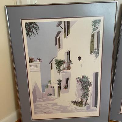 Wall Art Greece Scene