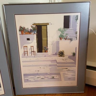 Wall Art Greece Scene
