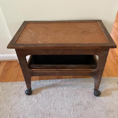 Side Table on wheels