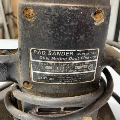 Sears Craftsman Dual Motion Dust Pickup Sander
