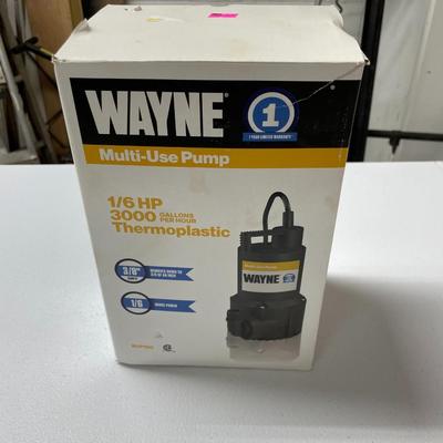 Wayne 1/6 HP Reinforced Thermoplastic Submersible Multi-Use Pump