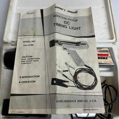 Vintage Sears Penske DC Inductive Timing Light
