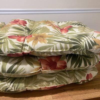 Floral Outdoor Seat Cushions