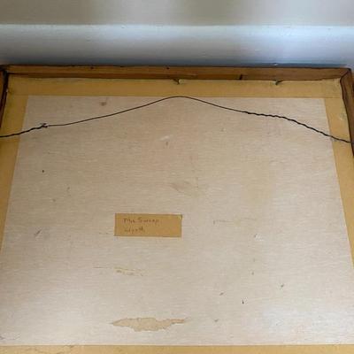Andrew Wyeth ''THE SWEEP'' framed art