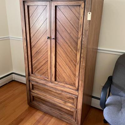 Solid Wood Armoire