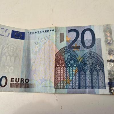 Euro Currency Lot – €25.91 Total with coin book - coin wrappers - and coin mounts