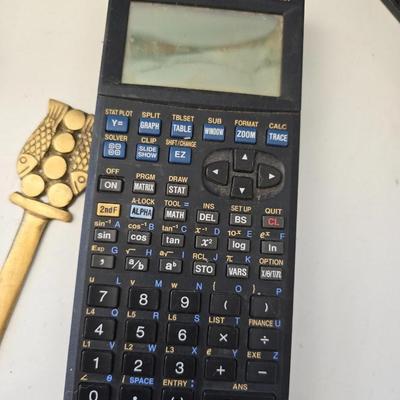 Mixed Office & Desk Lot – Calculators, Lamp, Case, Tools & More