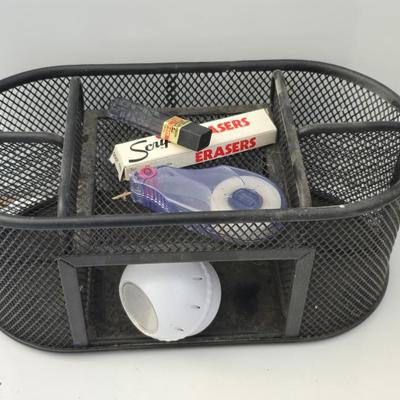 Mixed Office & Desk Lot – Calculators, Lamp, Case, Tools & More