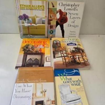 Lot of 6 Home Decorating & Interior Design Books – Ethan Allen, Christopher Lowell & More
