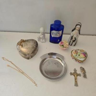 Vintage Religious & Decorative Trinkets – Catholic Icons, Trinket Boxes, Jewelry & More