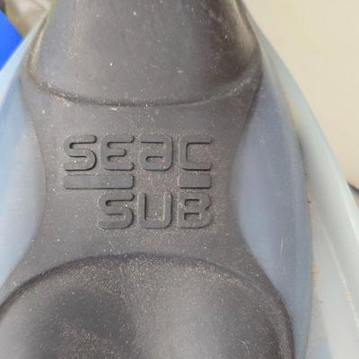 Snorkeling & Scuba Gear Lot – Fins, Wetsuit, Snorkel, Mask (Adult Size)