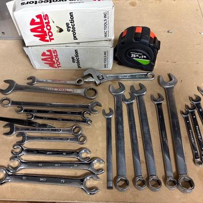Snap-on & Mac wrenches & eyewear