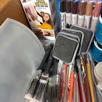 Kilz2 primer, sample paints, furniture movers, etc