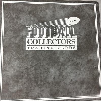 Binder of Football cards