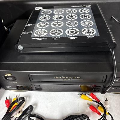 VHS player, flash pad, subwoofer, antenna and more