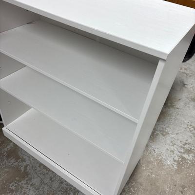 White shelf