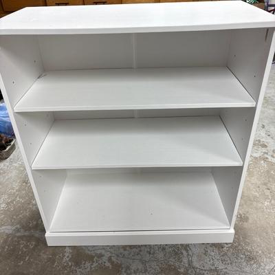 White shelf