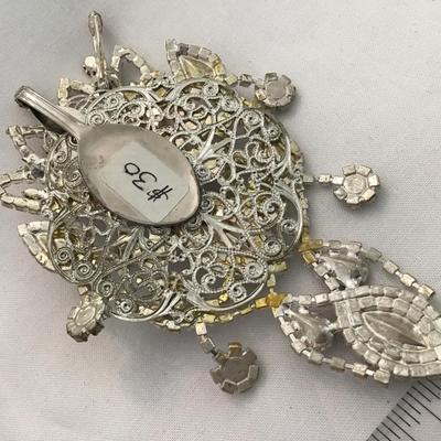 Pagent Pendant Rhinestone