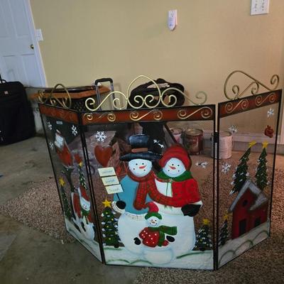 Fireplace screen
