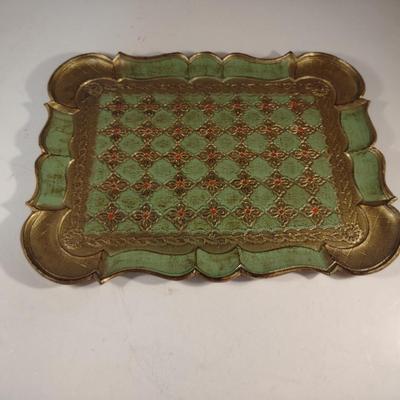 Pair of Wooden Serving Trays