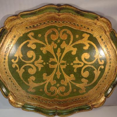 Pair of Wooden Serving Trays