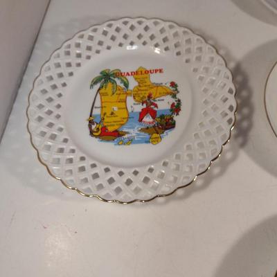 Decorative Souvenir Plates- Five Pieces