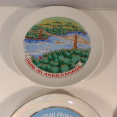 Decorative Souvenir Plates- Five Pieces