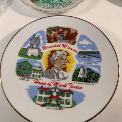 Decorative Souvenir Plates- Five Pieces