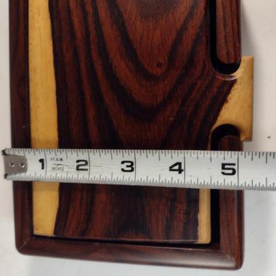 Wooden Storage Box- Approx 7" x 5" x 2 1/2"