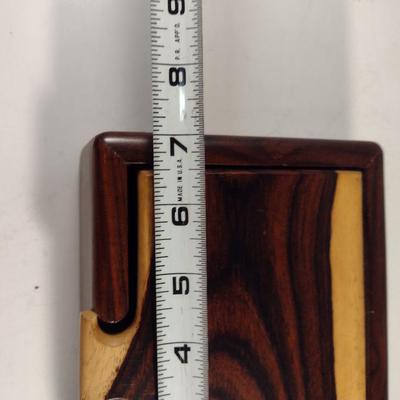Wooden Storage Box- Approx 7" x 5" x 2 1/2"