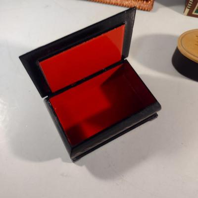 Collection of Small Storage Boxes- Four Pieces