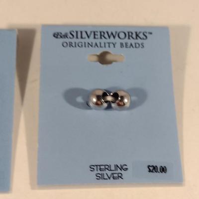 Collection of Silverworks Originality Beads- Sterling Silver