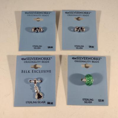 Collection of Silverworks Originality Beads- Sterling Silver