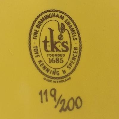 Limited Edition Toye Kenning & Spencer English Enamel Hinged Box- Bahamian Wild Orchid- Number 119/200- Approx 2 1/4" Wide