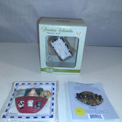 Scripture Based Pins and Trinket Box