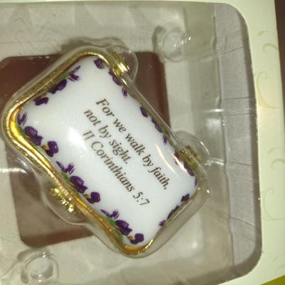 Scripture Based Pins and Trinket Box