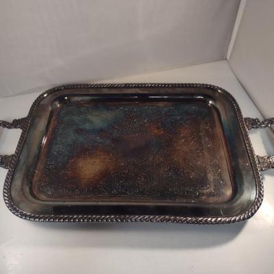 Sheridan Large Silver Plated Serving Tray