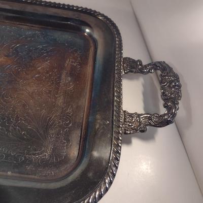 Sheridan Large Silver Plated Serving Tray