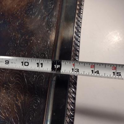 Sheridan Large Silver Plated Serving Tray