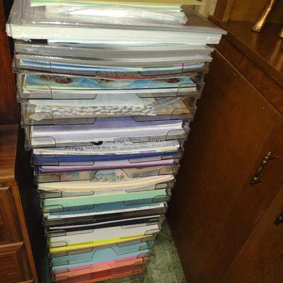 Collection of Scrapbook Pages with Organizer- Nice Selection