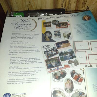 Collection of Scrapbook Pages with Organizer- Nice Selection