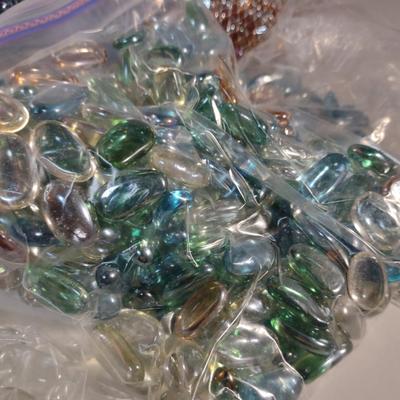Assorted Glass Gem Vase Filler