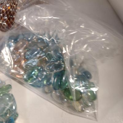 Assorted Glass Gem Vase Filler