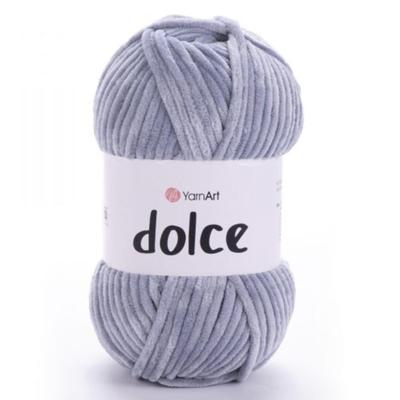 YarnArt Dolce 782 - Gray Super Bulk 100% Micro Polyester Yarn