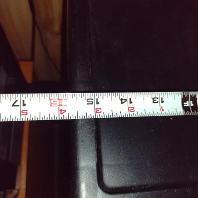 Plastic Five Drawer Organizer- Approx 15 1/2" x 16" x 38 1/4" Tall