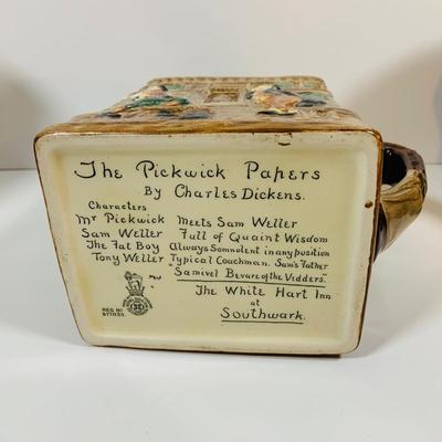 LOT 5: Collection of Royal Dolton Toby Jugs and Dickens’ Pickwick Papers Pitcher