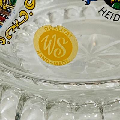 LOT 19: Collection of German Beer Steins and Mugs -Glass and Ceramic