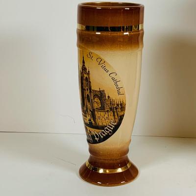 LOT 20: Collection of Beer Steins Including Berlin Wall Stein with a Piece of the Wall on The Lid